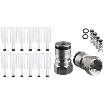 

Air Lock Plastic Bubble Vents for Fermentation, & Ball Lock Post and 4 pets, 2 O Rings, 304 Stainless Steel