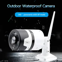 N_eye ip-камера 3MP Водонепроницаемая цилиндрическая камера Wi-Fi 360 беспроводная ip-камера для безопасности с ИК-видением уличная WiFi cctv камера безопасности