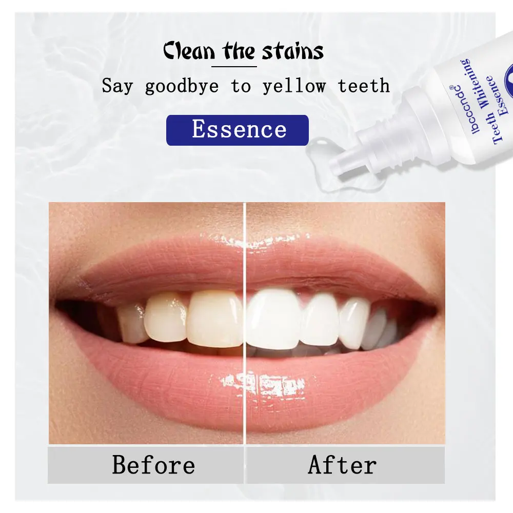 Ibcccndc Teeth Whitening Serum Gel Essence Powder Removes Plaque Stains