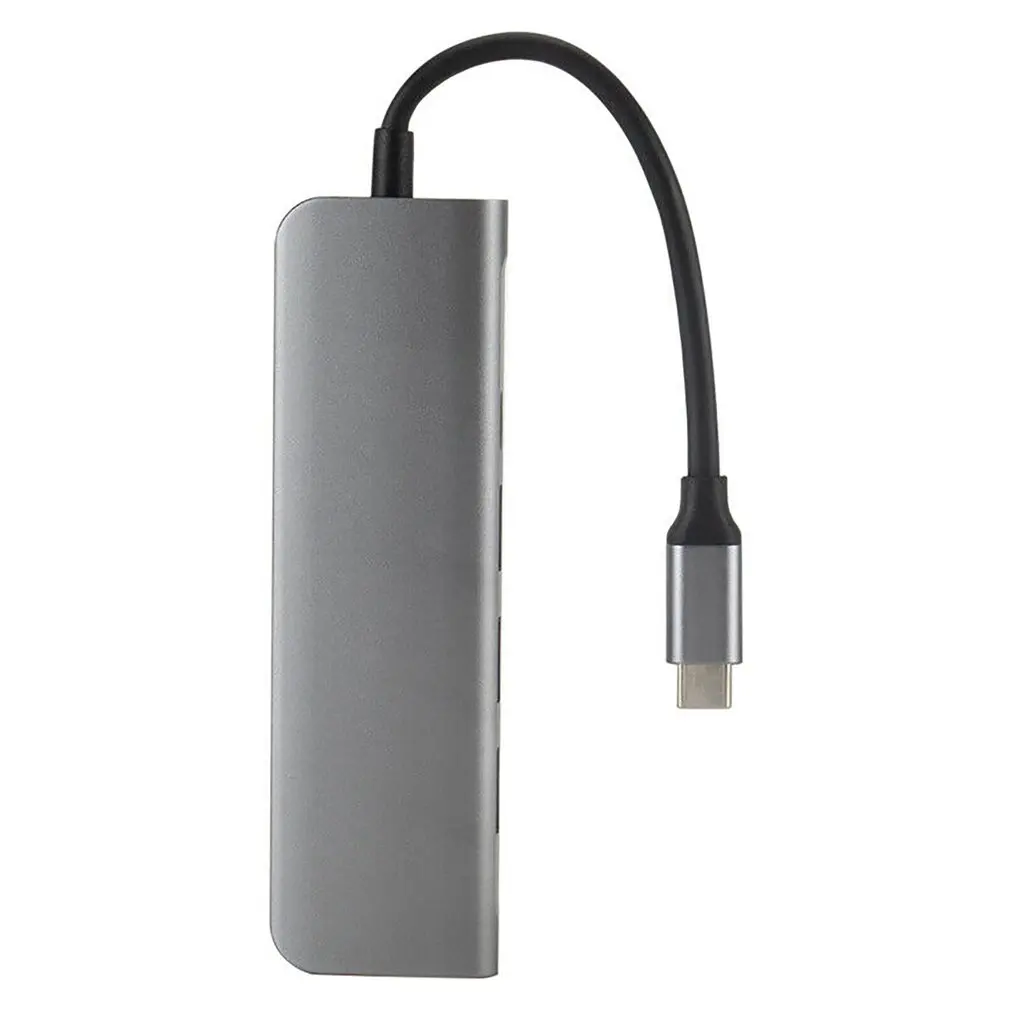 

5 in 1 Type C Hub To HDMI 3*USB 3.0 4K PD Adapter Dock For Laptop For MacBook PC Adapter High Performance For PC Computer Laptop