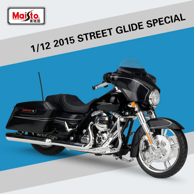 1:12 2015 STREET GLIDE SPECIAL Maisto модель автомобиля металлическая литая спортивная гоночная