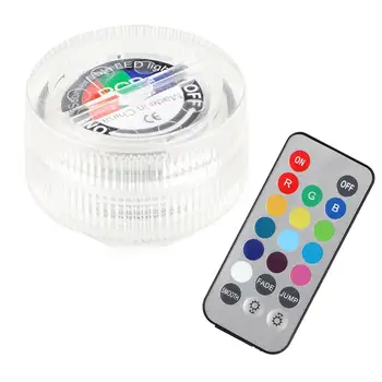 

Submersible Light Waterproof Decorative Lamp Fashion LED Vase Light Submersible Lamp Remote Control 3LED Party Wedding Festival