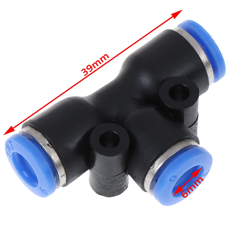 

5pcs Garden Three Way Slip lock Quick Connectors Plastic Butt Joints Mist Cooling Reptile Fogger Accessories Pneumatic Tool