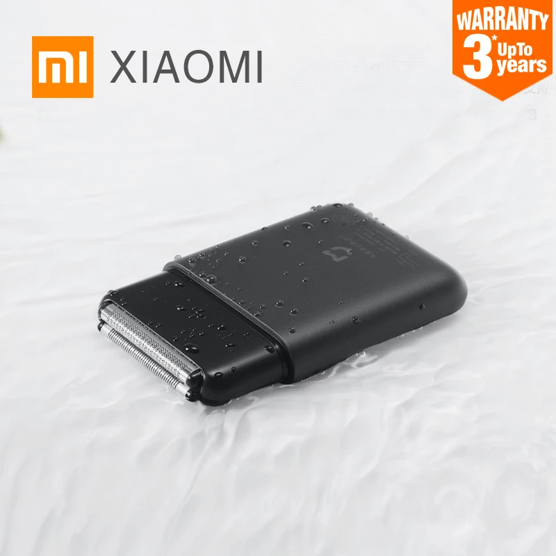 New XIAOMI MIJIA Portable Electric Shaver MSW201 for men Smart Mini Razor IPX7 waterproof Wet beard trimmer Mens Comfy Clean|Electric Shavers| - AliExpress