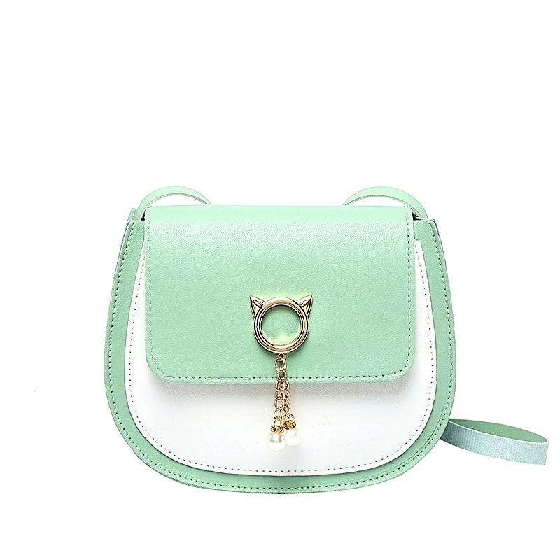 

Fashion Shoulder Bag Shell Type Female Bag New Contrast Color Simple Handbags Messenger Bag Designer Handbag Quality 2019