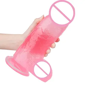 24*7CM Plus Thick Dildo Realistic Anal Dildos Huge Sucker Penis Malay Cock Giant Big Anus Dragon Dick Sex Toys for Women Lesbian 3