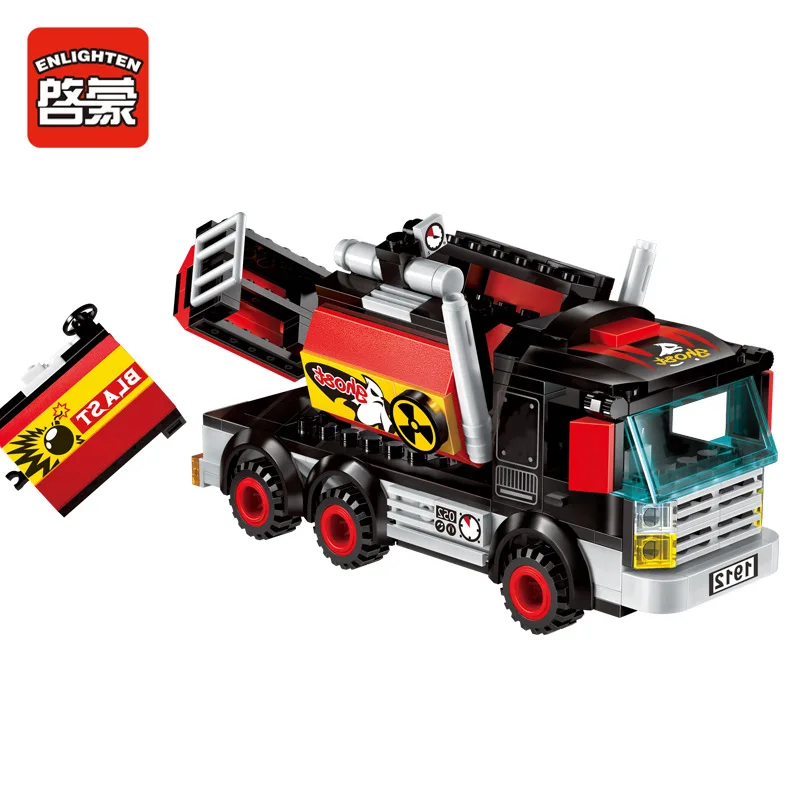 

ENLIGHTEN Building Blocks 1912 Exposes Attacked Police Series DIY Toy Assembled Building Blocks Children Boy Educational Toy