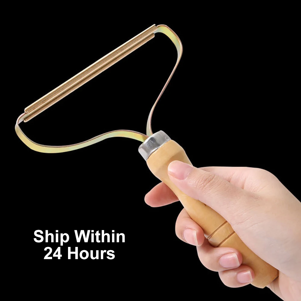 

Portable Lint Remover Clothes Fuzz Fabric Shaver Brush Tool Power-Free Fluff Removing Roller for Sweater Woven Coat
