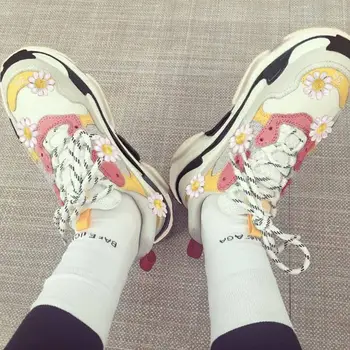 

Women Comfortable Sneakers Lace-up Air Mesh Woman Trend Shoes Leisure Shoes Spring Zapatos Mujer Casual Shoes For Women