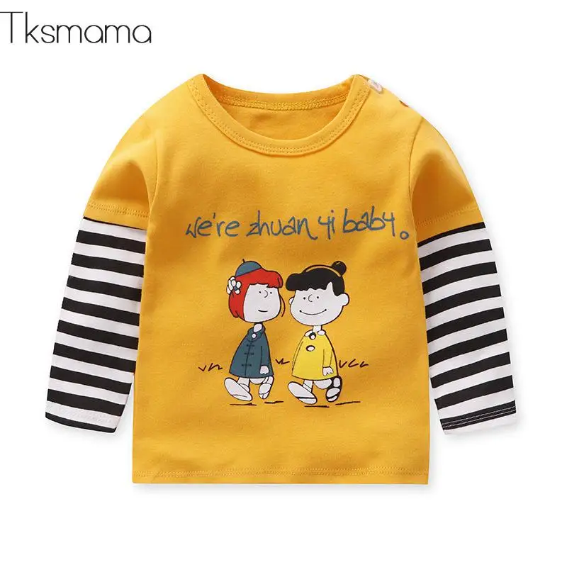New Brand T-shirts For Boys Baby Kids Clothing Fall Sutumn Shirt Clothes Long Sleeve Tops Toddler Costumes |