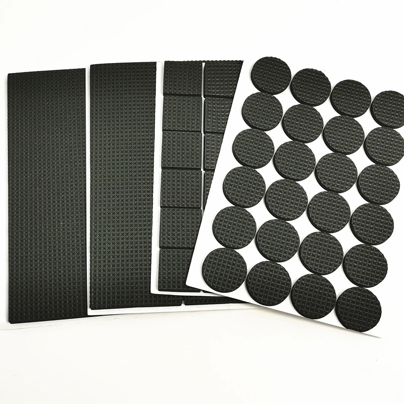 Furniture Chair Leg Pads Soft Thickening Bumper Self Adhesive Anti Slip Mat Damper For Table Protector Hardware 1/2/6/15/24PCS