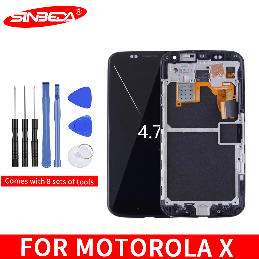 Sinbeda AAA ЖК экран дисплей для Motorola Moto X XT1052 XT1053 XT1056 XT1058 XT1060 LCD сенсорный дигитайзер