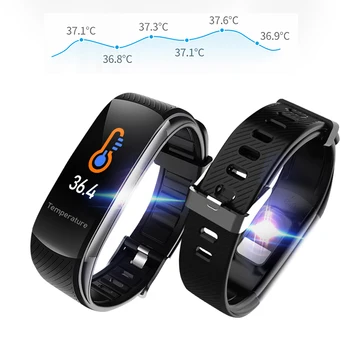 

Men And Women Models Watch C6t Smart Watch Sports Monitoring Body Temperature Bracelet Multi-function Reminder Smart Watches