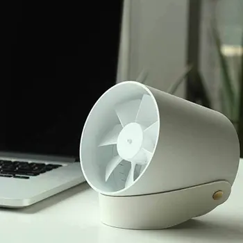 

Portable Ventiladors USB Fan Mini Fan Ultra Quiet Smart Touch Summer Cooler Double Leaf Desktop Fan Air Cooling Fan Table 5v CE