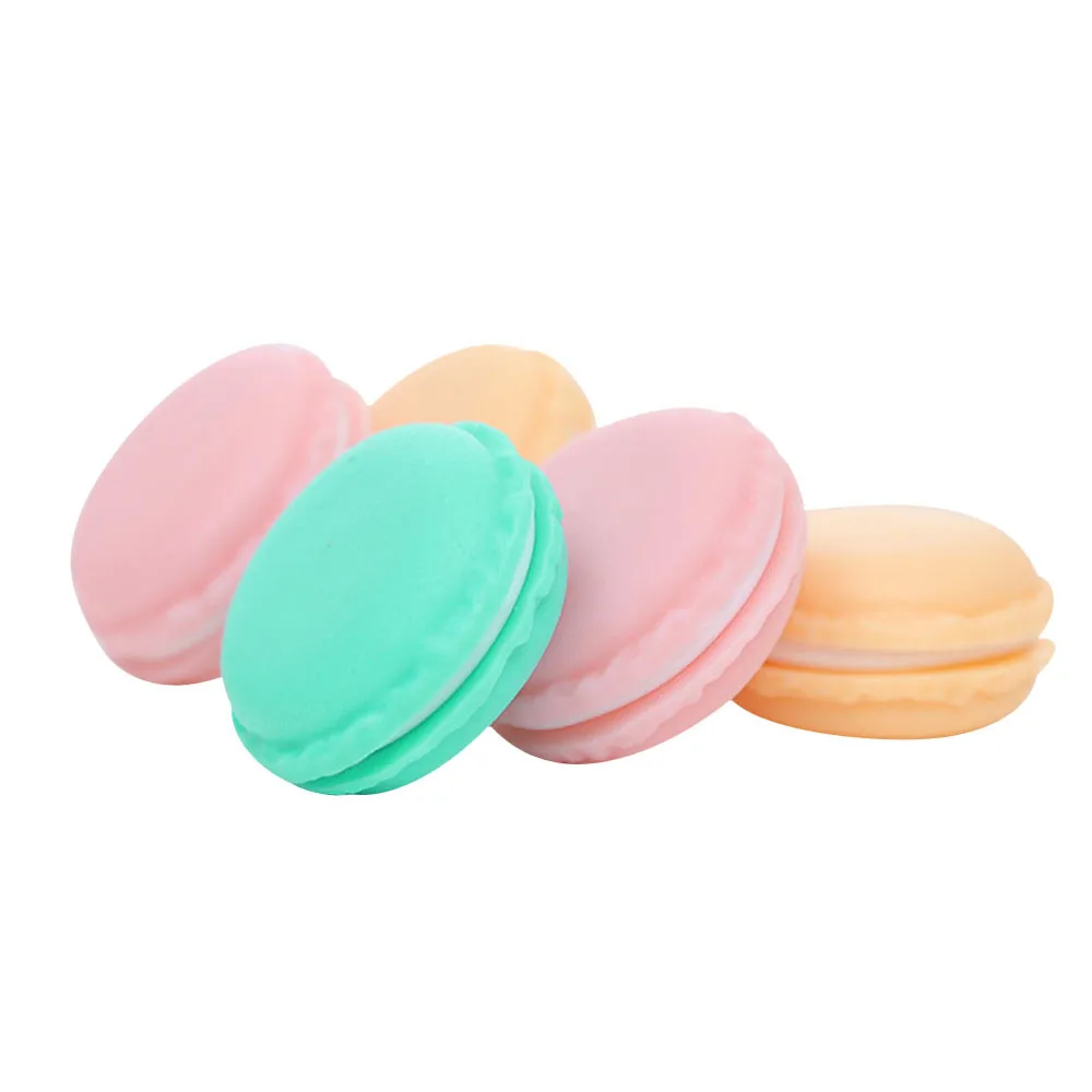 

Portable Candy Color Mini Cute Macarons Jewelry Ring Necklace Carrying Case Organizer Storage Box