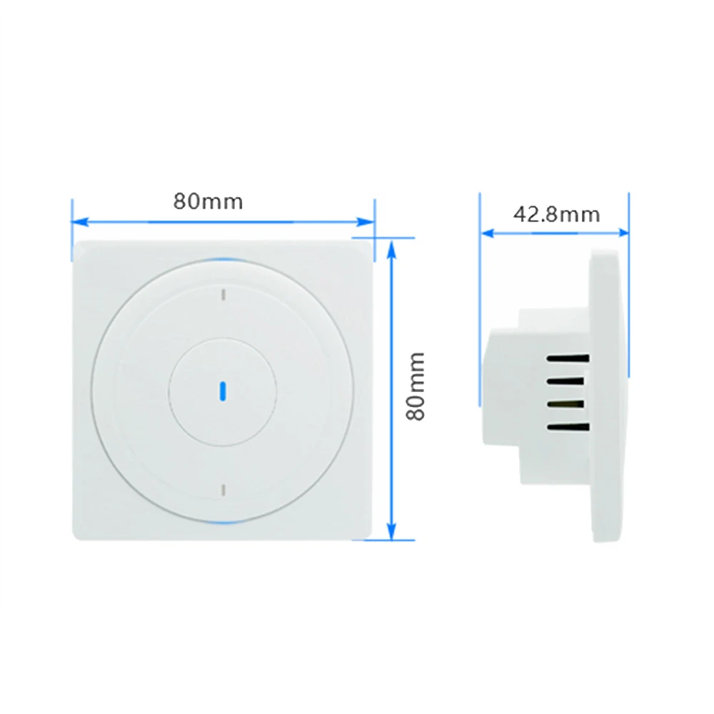 AVATTO Tuya ЕС Wi-Fi настенный выключатель, умный светильник кнопочный переключатель с физической кнопкой прерыватель 1/2/3 работать с Alexa, Google Home