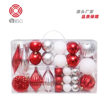 

60 pcs of Christmas Ball Gift Bags Christmas Decorations Heterosexual Ball Christmas Tree Accessories