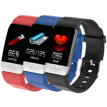 

T1s intelligent Bracelet real-time temperature measurement Watch Bracelet Heart rate blood pressure monitoring Watch