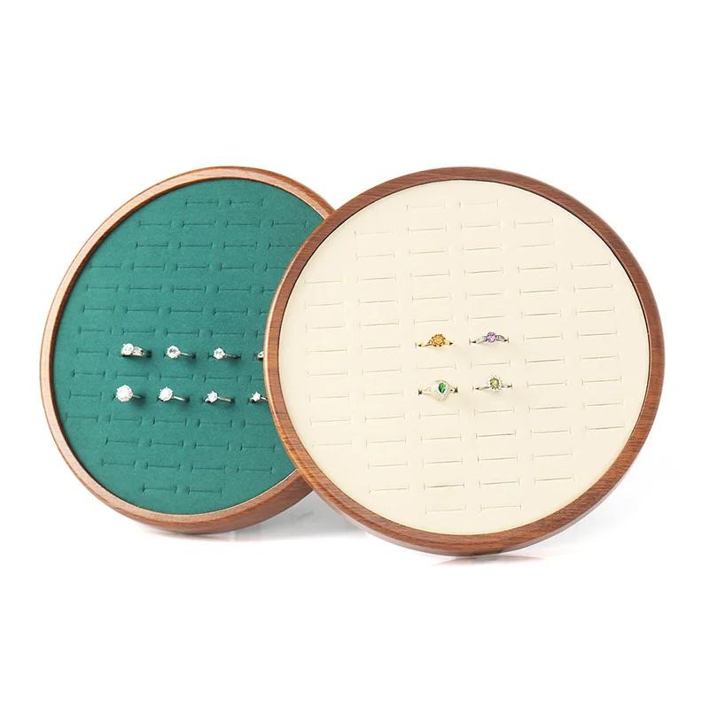 New Arrivals High Quality  Round Trays   For Ring  Jewelry Display  Packaging Gift