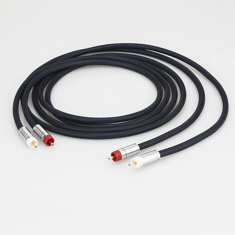 

Аудиокабель Audiocrast A10 + XW60 HIFI RCA-RCA с позолоченной звездной линией, кабель RCA, аудиокабель, серебристый аналоговый кабель