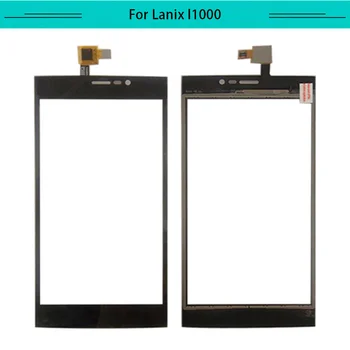 

Tested 20pcs Touch Screen For Lanix Llium L1000 the front glass touch panel Digitizer Sensor with free shipping