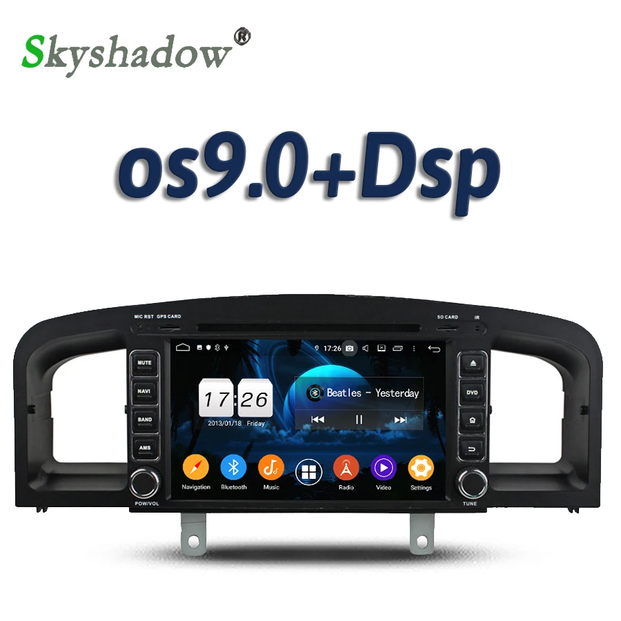 Discount DSP TDA7851 IPS For Lifan 620 Android 9.0 2GB RAM 16GB 4 core Car DVD Player GPS Map RDS Radio wifi Bluetooth 4.2 DVR Camera OBD 0