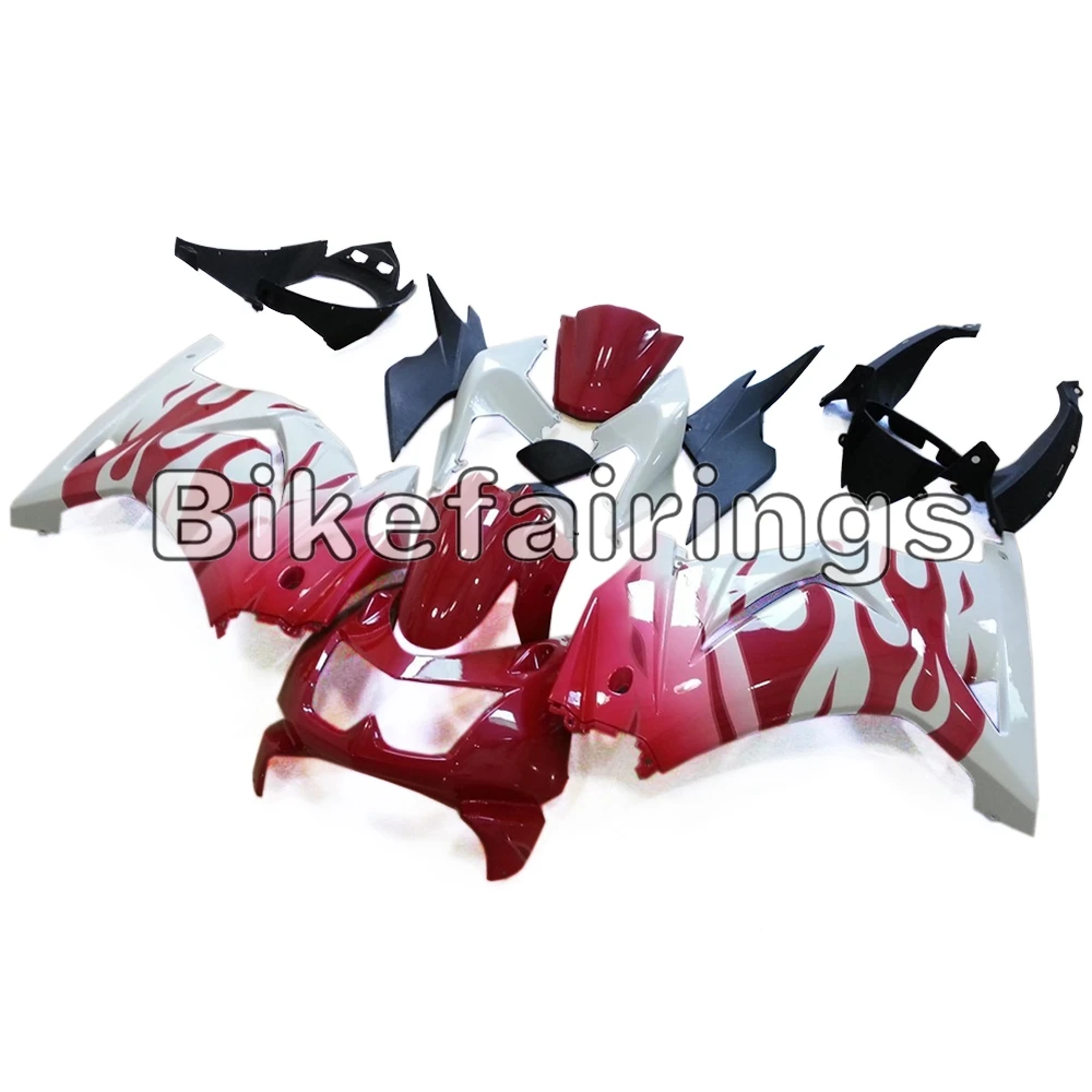 Sportbike обтекатель комплект для Kawasaki EX250R/Ninja 250 2008 2009 2010 2011 2012 ABS инъекции Cowlings красный белый панели