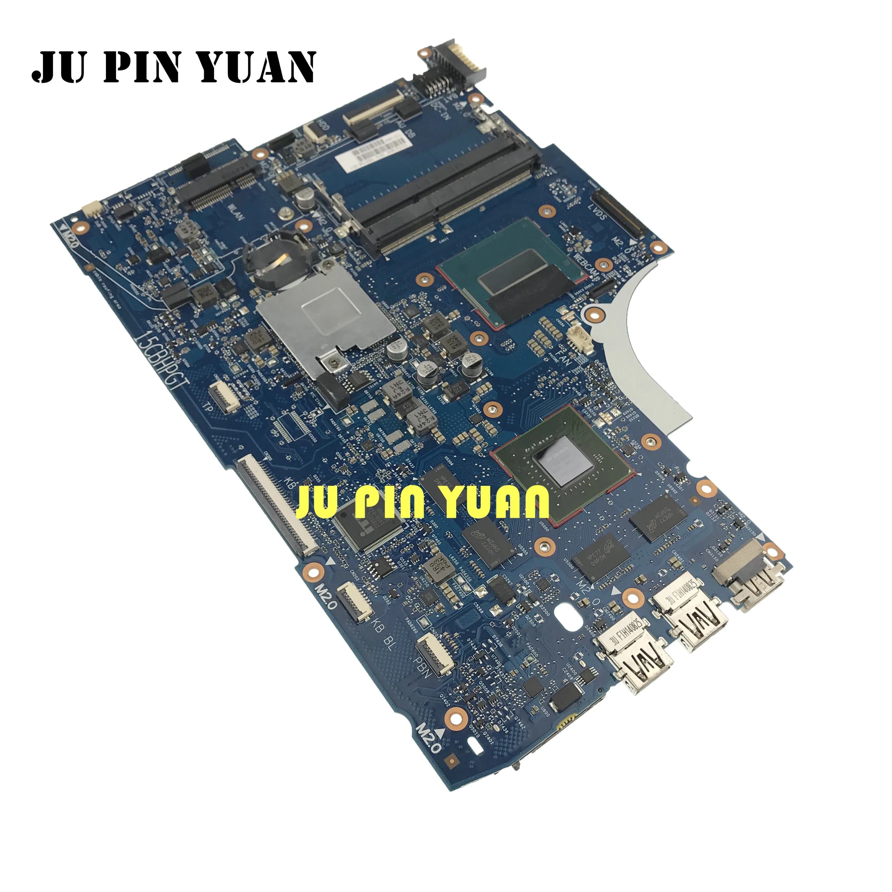 

JU PIN YUAN FOR HP 15-Q 15T-Q Laptop Motherboard 765736-501 6050A2628301-MB-A02 850M 4GB i7-4702HQ fully Tested