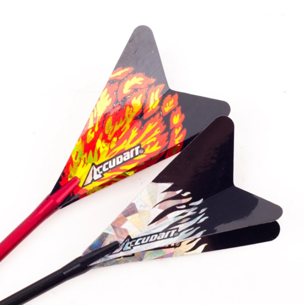 20pcs Dart Flights Standard Geometric Patterns Darts Flights Protectors Darts Accessories Kit