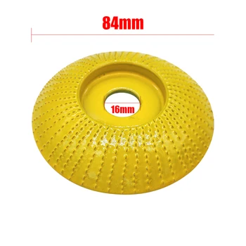 

90mm 12-Teeth Wood Carving Shaping Disc Steel 16mm Hole Discs For Angle Grinder Make A Finished Surface.