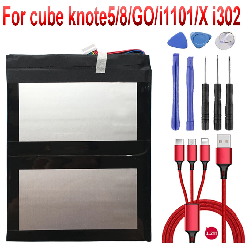 Аккумулятор 5500 мАч для cube knote5 knote8 батарея/для knotex i1302/для konte GO Knote i1101 батарея |
