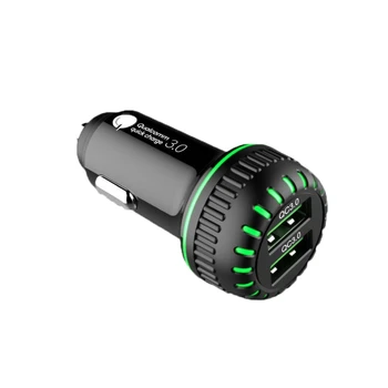 

Quick Charge 3.0 Car Charger 36W Dual QC 3.0 USB Rapid Car Charger Adapter Compatible for IOS & Android Devices