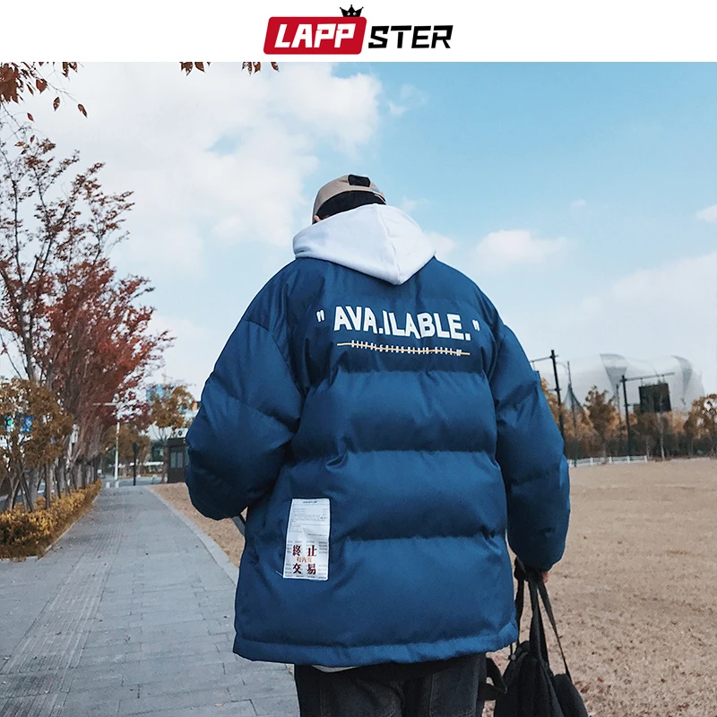 LAPPSTER, зимняя мужская куртка,, Мужская Уличная ветровка, пальто, хип-хоп парка, корейская мода, пуховые куртки, Пузырьковые пальто, 5XL