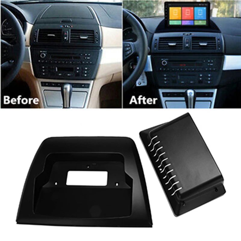 2 Din 9-дюймовая Автомобильная радиоустановка Fascia Для-BMW X3 2006-2010 DVD стерео рамка