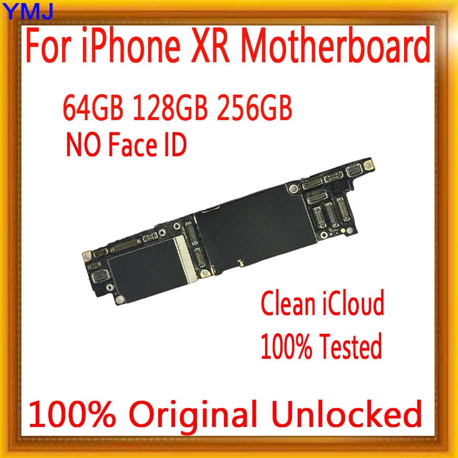 Для iphone XR материнская плата без лица ID разблокированная XR замененная плата протестированная 64 Гб/128 ГБ/256 ГБ материнская плата IOS обновленная логическая плата