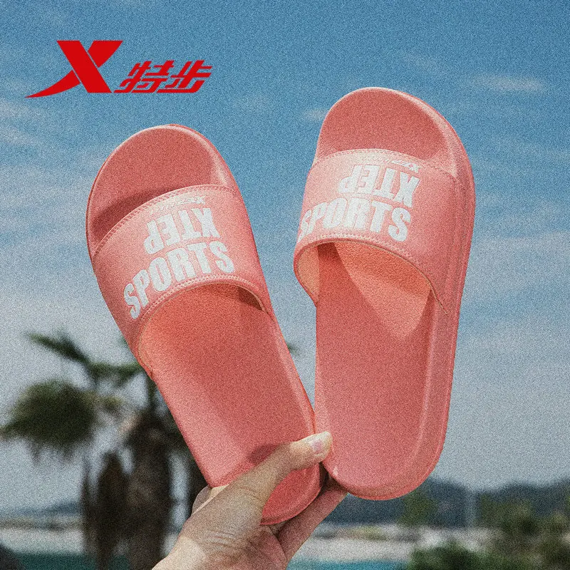 

Xtep women slippers casual shoes comfortable breathable fashion lightweight spring summer new lightweight slip 881218359070