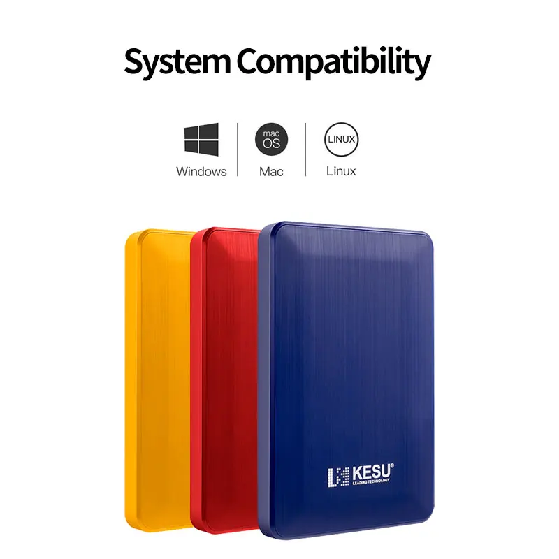 Кесу внешний жесткий диск 2 5 &quotПортативный жесткого диска Externo 160 Гб 500 1 ТБ USB3.0