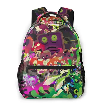 

2020 Large Capacity Hero Mode Travel Backpacks New Pattern Splatoon Bag for Teenager
