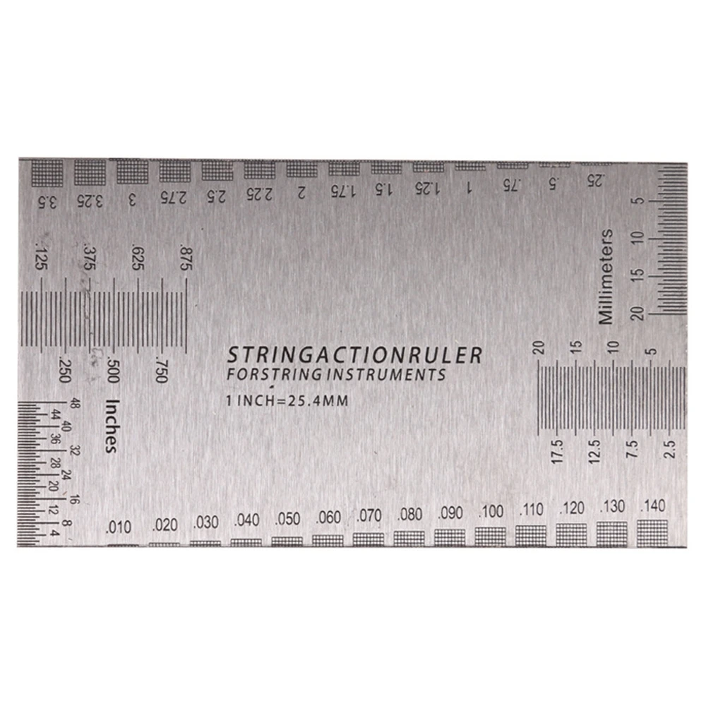 

1 pcs Guitar Accessories String Action Gauge Ruler Baroque Guitar Bass String Pitch Luthier Ruler Tool for String Instruments