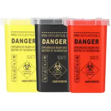 Насадки пластиковые одноразовые лезвия резак иглы татуировки контейнер коллектор коробка для отходов Перманентный Макияж Советы