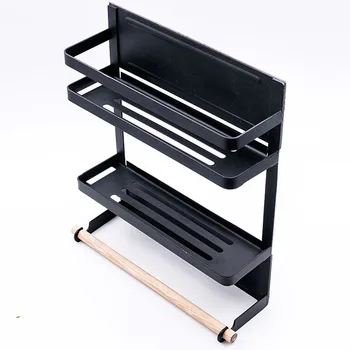 

Magnetic Sucker Refrigerator Traceless Magnetic Sucker Storage Rack Suction Storage Rack Refrigerator Magnetic Storage Rack