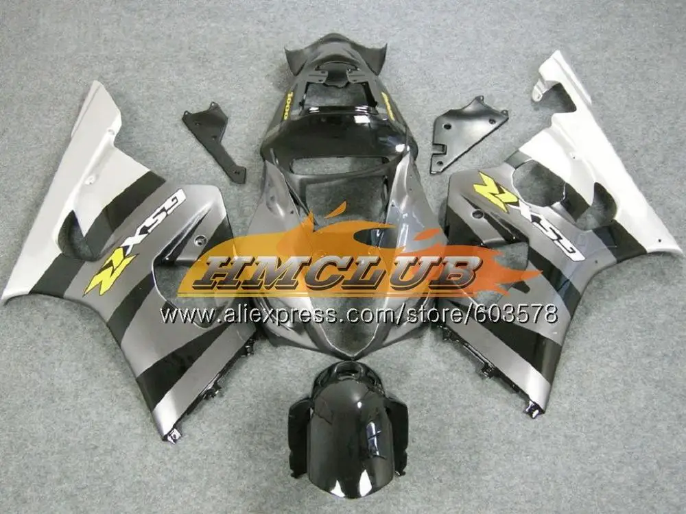 Корпус для SUZUKI GSXR-1000 1000CC GSXR1000 03 04 красный и серый цвет, 10CL. 117 GSX-R1000 GSX R1000 03 04 K3 GSXR 1000 2003 2004 обтекатели - Цвет: No. 22