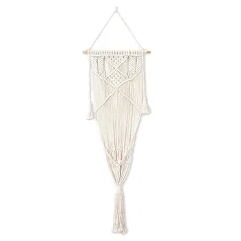 

Handwoven Tapestry Wall Hanging Macrame Pet Cat Hammock Bed Swing Soft Chair 57BB