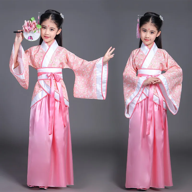 

New Style Children Ancient Costume Fairy WOMEN'S Dress Chinese Costume Girls Chinese Clothing Garment LADY'S Chinese Culture Ser