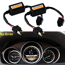 2x H4 светодиодный фонарь Canbus без ошибок анти мерцающий резистор подавитель Decod Wewd H4 Автомобильный светодиодный декодер фары