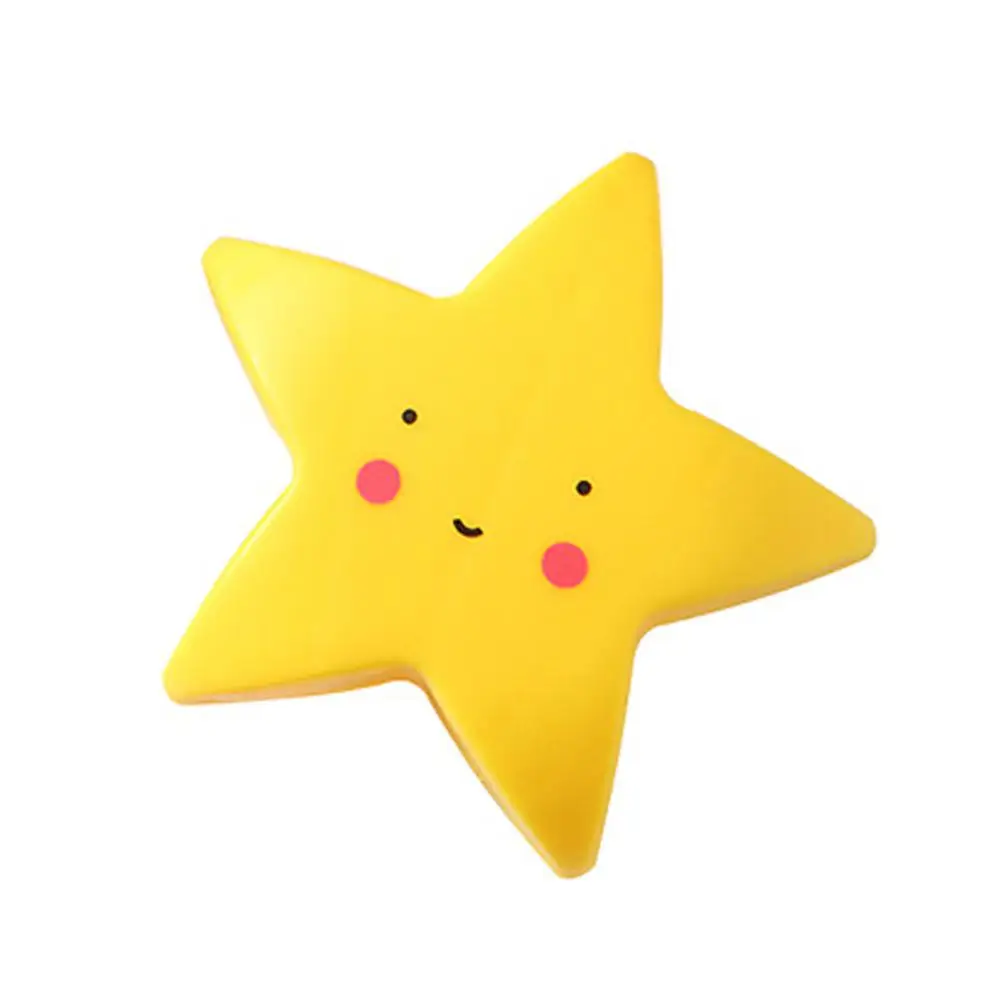 HobbyLane, милый мультяшный держатель для зубных щеток в форме звезды, 2 отверстия, контейнер для зубных щеток, сливная стойка для ванной комнаты - Цвет: yellow