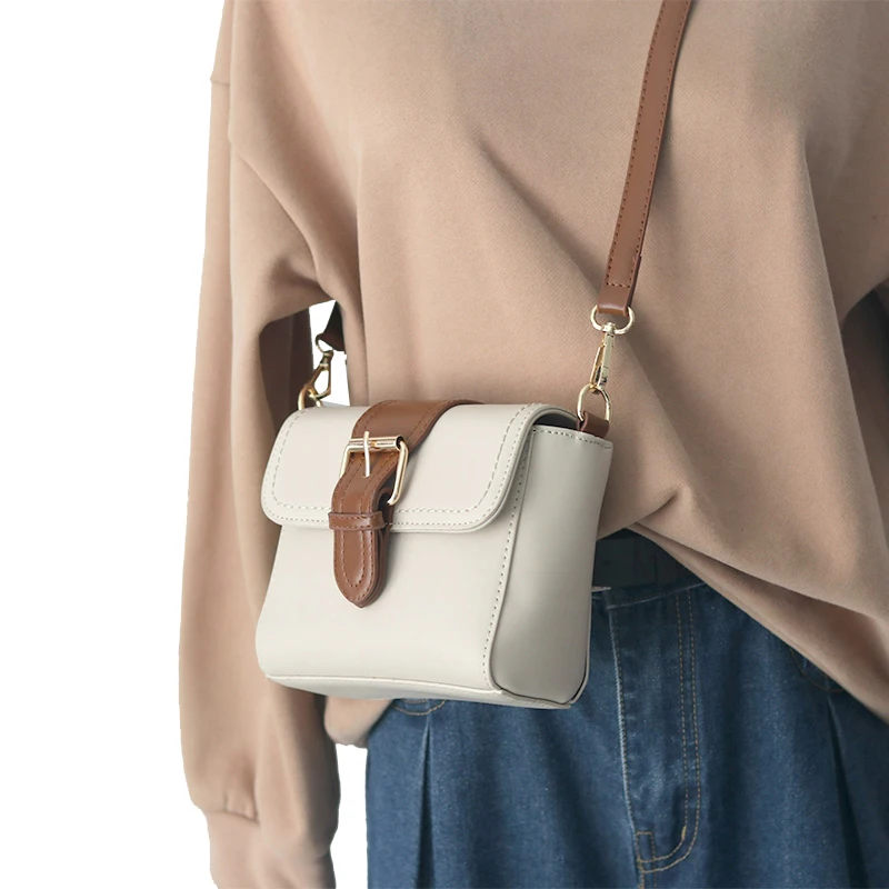 

Vintage PU Leather Ladies Shoulder Bags 2020 Small Solid Color Women Crossbody Bag Fashion Female Girls Shoulder Messenger Bags