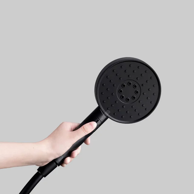 Xiaomi Mijia Dabai Diiib 3 режима ручной набор для душа 360 градусов 120 мм 53 отверстие для воды с ПВХ мощный массажный Душ - Цвет: Black  Head