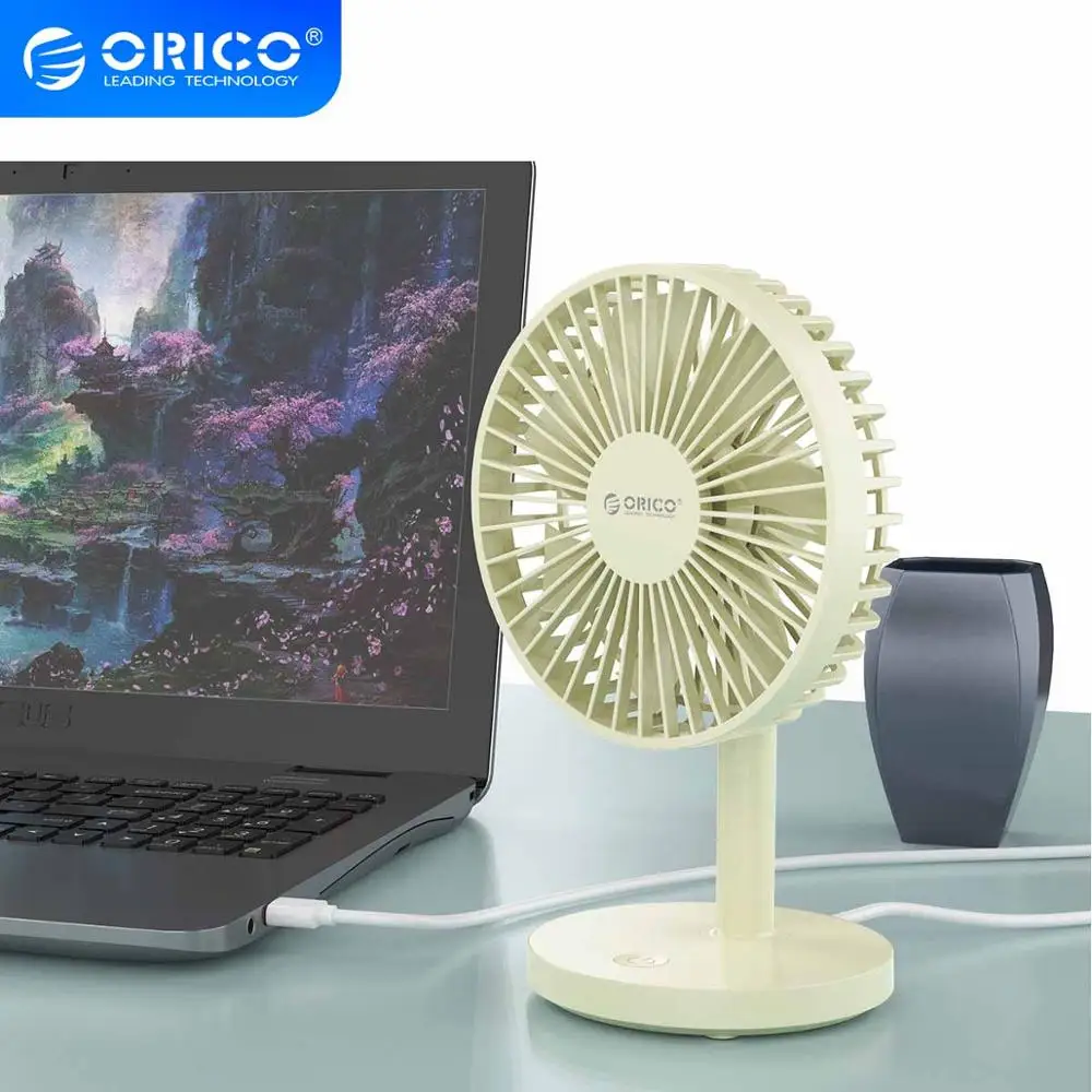 Настольный мини USB вентилятор ORICO 3 уровневый с воздушным охлаждением для