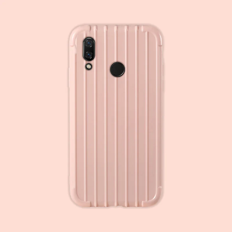 Pink Роскошный чехол для huawei honor 8X, Модный милый чехол для телефона, силиконовый чехол для huawei honor 8x, fundas Coque - Цвет: Pink